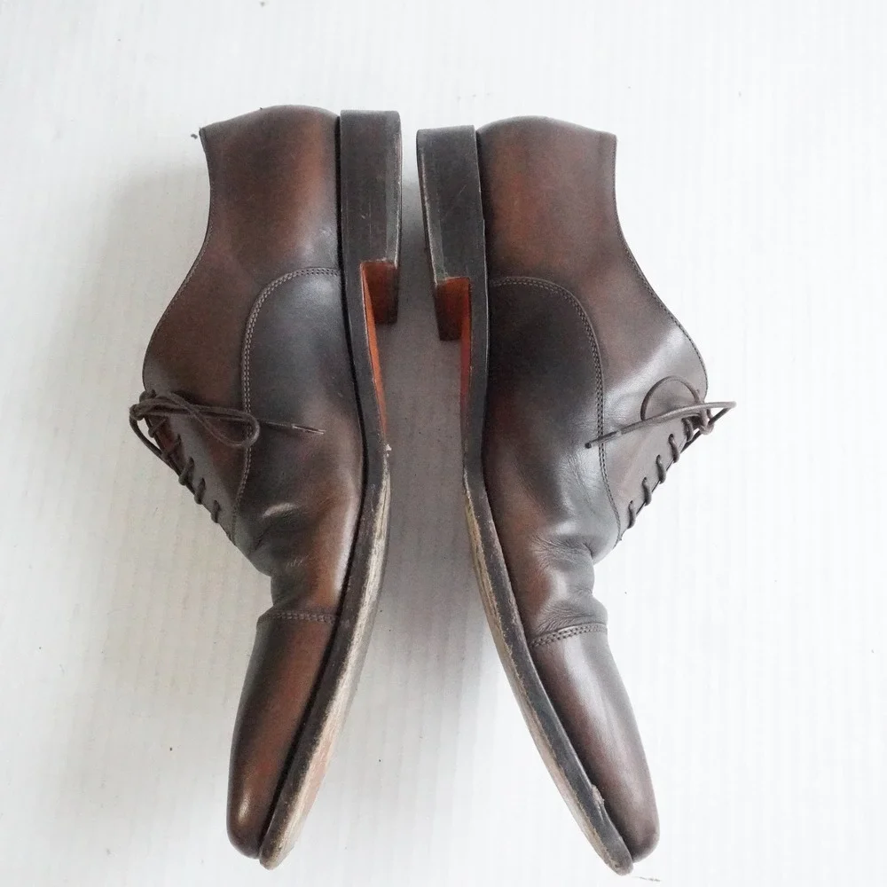 Santoni cap toe